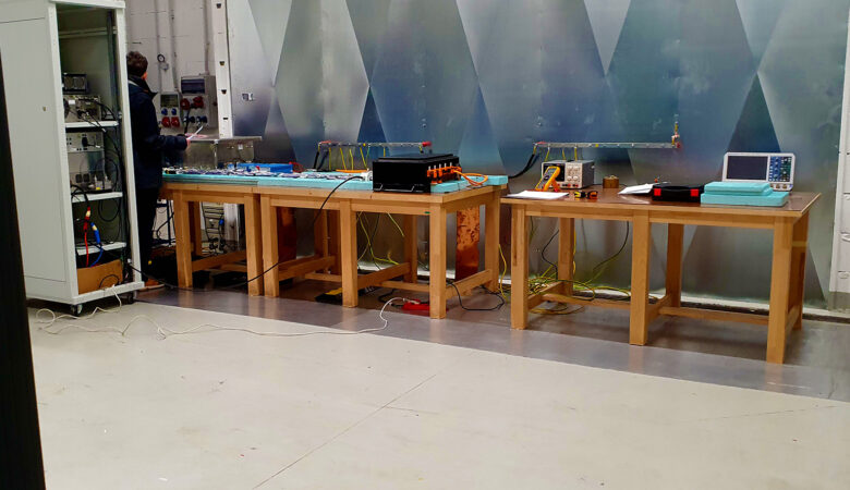 EMC TEST IN ANECHOIC SHIELDED CHAMBER